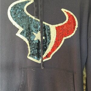 PINK Victoria's Secret Navy Sequin Sweater